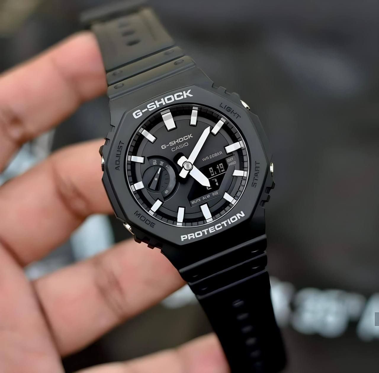 GA-2100 BLACK| CHRONOGRAPH WORKING | 1:1 Quality