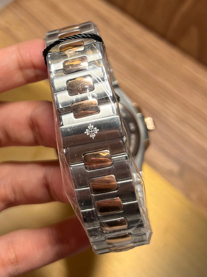 Patek Philippe Nautilus 5980/1R-001 | Black Dial | Rose Gold Automatic Chronograph