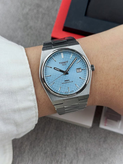 Tissot PRX Powermatic – Ice Blue Dial | 7AA Ultra Premium