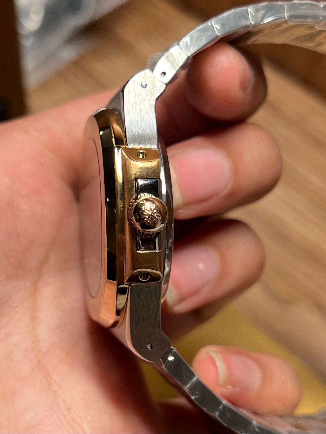 Patek Philippe Nautilus 5980/1R-001 | Black Dial | Rose Gold Automatic Chronograph