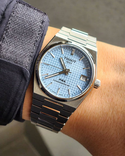 Tissot PRX Powermatic – Ice Blue Dial | 7AA Ultra Premium